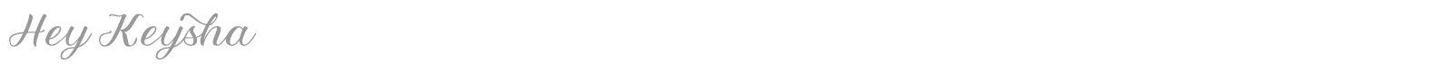 Hey Keysha font preview
